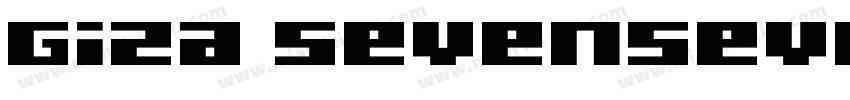 Giza SevenSeven Regu字体转换